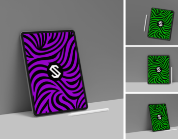 Mockup Tablet Pro – 4 Cenas em Alta Resolução